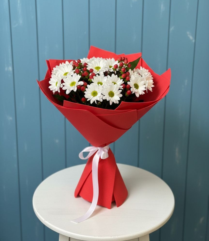 Букет цветов из: Хризантемы в Белиджи