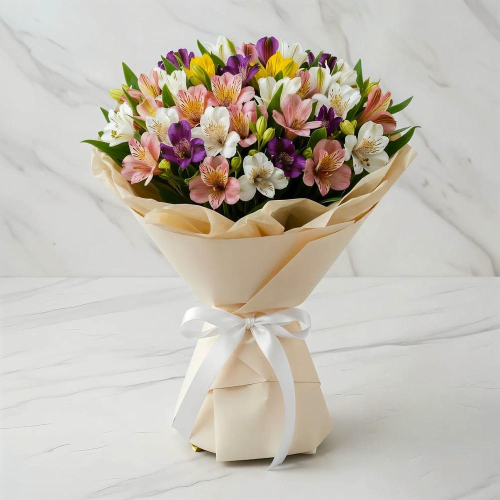 Букет цветов из: Альстромерии в Белиджи