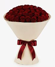 Букет 101 Бордовая роза Блэк Бакарра в Белиджи