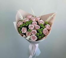 Букет цветов из:  Розы и Хризантемы #REPLACE_PRED# Белиджи