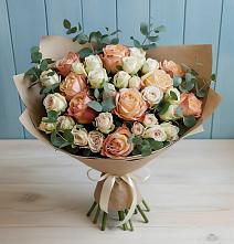 Букет цветов из:  Альстромерии и Розы в Белиджи